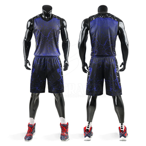 Uniforme de basket-ball de haute qualité avec design personnalisé, respirant et disponible en grandes tailles, avec impression par sublimation - Product Image 2