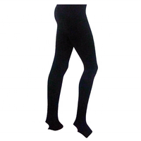 Bas de contention solides MBJ, hauteur cuisse, à bout ouvert, en Spandex/Nylon, pour la course, anti-embolie, antibactériens