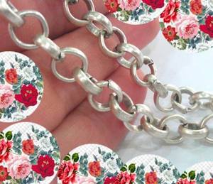 Chaîne en laiton plaqué or personnalisable, nouvelle arrivée, forme de coussin, sertissage enroulé, prix raisonnable, fabrication de bijoux DIY - Product Image 2