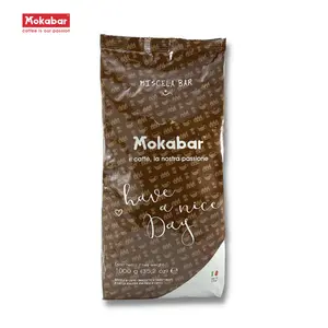 MOKABAR意大利烤咖啡豆优质1千克90% 阿拉比卡深色酒吧餐厅
