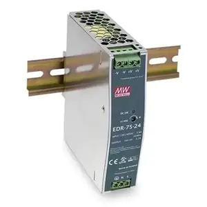 Mean Well EDR-75-24 DIN Rail 75W 24V Switching Power Supply