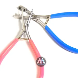 Pinces à extensions de cheveux pour la formation de capsules | Pinces à extensions de cheveux à micro-perles | Outil de sertissage pour extensions de cheveux - Product Image 1