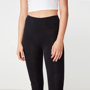 Mallas ajustadas de cintura alta 80% poliéster 20% Spandex para entrenamiento en el gimnasio diseño de logotipo personalizado mallas transpirables para correr - Product Image 3