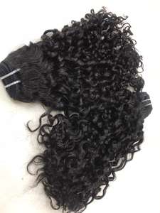 Mechones rizados pixie, cutículas, Remy virgen, doble máquina de trama, extensión de cabello humano de alta calidad, precio al por mayor - Product Image 2