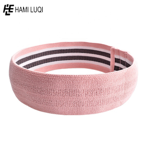 2025 tela elástica personalizada resistencia cadera círculo bucle banda al por mayor sublimación botín banda con bolsa de malla gratis - Product Image 3