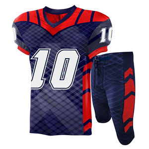 Maillot de football Sublimé Dernières conceptions maillot de football maillot de football pas cher fabricant d'uniformes de football américain - Product Image 1