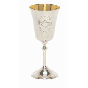 Copa de vino de metal con espejo de color plateado Copa pulida de alta calidad para fiesta y celebraciones de artículos para beber - Product Image 3