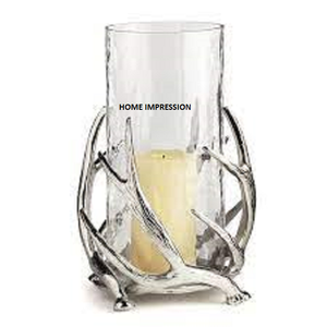 Bougeoir en bois de cerf en métal Bougeoir en bois de cerf de concepteur décoratif à la maison Bougeoir pour la fête de mariage et tous les événements à vendre - Product Image 1