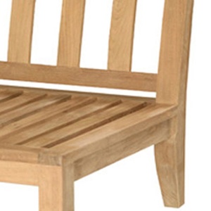 Chaise longue moderne Hampton Bois de teck massif Patio extérieur Jardin Plage Restaurant Camping Fabricant indonésien Hôtels Parcs - Product Image 2