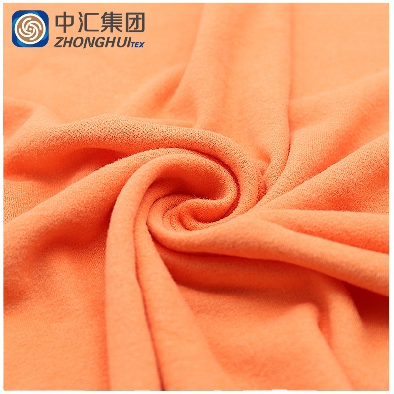 Wholesale Double Side Fleece Triblend RT Spandex Fabric For Women Winter Shorts