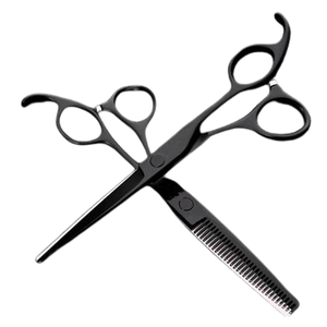 Ciseaux de coiffure professionnels Endo Tech en acier inoxydable 420 noir, dernière nouveauté, vente chaude, avec garantie de 5 ans - Product Image 6