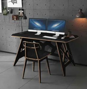 Material de madeira de plywood para móveis, cadeira de madeira moderna sem parafusos para montar restaurantes