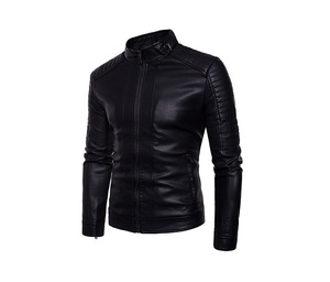 แจ็คเก็ตหนังซิปตรงกลาง - Product Image 3
