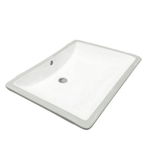 Offre Spéciale 1812ADA salle de bains évier rectangulaire en céramique sous-monté, lavage à la <span class=keywords><strong>main</strong></span> - Product Image 5