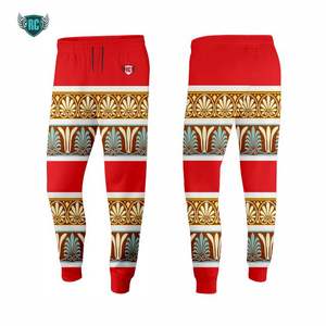 Joggers de pana de algodón 100% Unisex más vendidos, pantalones de chándal bordados con diseño deportivo informal, cintura elástica ligera para primavera - Product Image 4