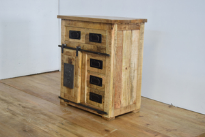 หน่วยแสดงผลวิดีโอที่ทำจากไม้คุณภาพสูงดีไซน์อุตสาหกรรมวินเทจสำหรับโฮมออฟฟิศสำหรับห้องนั่งเล่น - Product Image 3