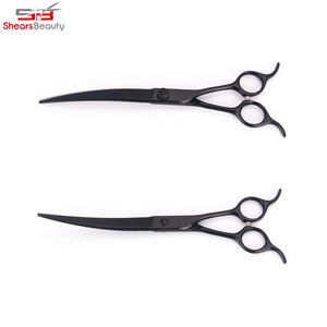 Ciseaux de barbier professionnels, incurvés, pour coupe de cheveux, barbier, haute qualité, nouveau Design, - Product Image 4