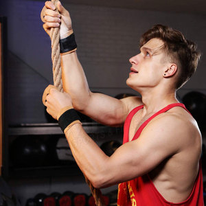 Empuñaduras de mano para levantamiento de pesas, guantes de gimnasio para entrenamiento, protección de palma para dominadas, gimnásticas - Product Image 4