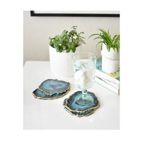 Posavasos de piedra de resina de alta calidad y posavasos de regalo de boda real y hogar y forma y precio personalizados con venta - Product Image 4