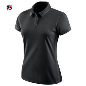 Camiseta informal de calidad para mujer, camisa con estampado de logotipo personalizado, 100% algodón, 200 GSM, servicio OEM, ropa de manga corta con cuello vuelto - Product Image 4