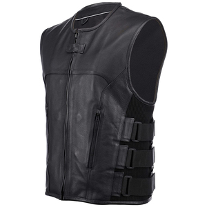 Gilet en cuir de moto sur mesure pour femmes, cuir de vache véritable, streetwear, broderie pour motocycliste, pilote, ensembles de course automobile - Product Image 1