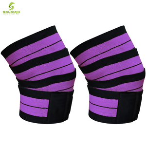 Genouillère élastique personnalisée, sangle pour les genoux, enveloppe robuste pour le levage de poids, disponible - Product Image 5