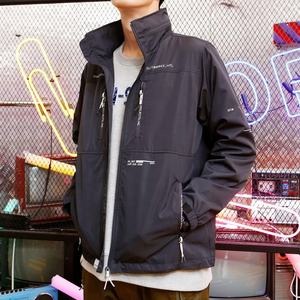 จีนโรงงานที่กำหนดเอง Order Fast ผู้ผลิตต่ำ Moq Sudaderas Hombre เปล่า Windbreaker กับ Hooded Bomber แจ็คเก็ตโลโก้ - Product Image 4