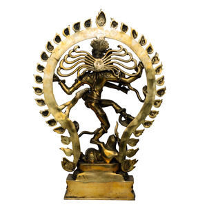 <b>Shiva</b> (Nataraj) Brass <b>Statue</b> | a Decorative Brass <b>Statue</b> Made of Brass / Bronze - Product Image 4