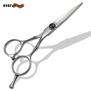 Ciseaux à cheveux droitiers en acier inoxydable japonais VG10 de 5.5 pouces avec lame droite tranchante et poignée décalée - Product Image 3