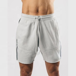 100% pantalones cortos de verano de lana para hombre con cordón de cintura alta hasta la rodilla ajuste holgado de talla grande transpirable de gran tamaño Jersey holgado - Product Image 2