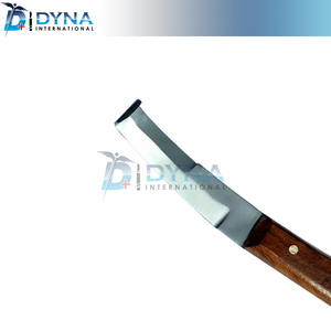 Hoof Knife Both Sides Double-<b>edged</b> Wooden Handle Grooming <b>Trimmer</b> - Product Image 3
