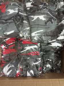 Sudadera con capucha de camuflaje para hombre, de algodón, con logo personalizado, color negro - Product Image 6