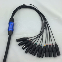 Système de contrôle audio bidirectionnel 32 canaux Câble serpent XLR avec boîte, 40m + 20m