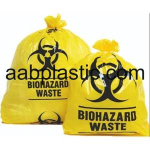 Sacs à risque biologique sac poubelle médical sacs à déchets hdpe pour médical - Product Image 1