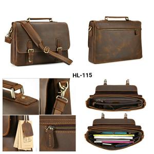 Bolso de oficina para hombre y mujer, bolsa personalizada a la moda, de cuero PU negro, regalos de lujo para personal de oficina - Product Image 5