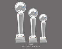 Trofeo Deportivo de Cricket OLIVIA al por Mayor, de Alta Calidad, Personalizado con Estampado de Estrellas y Grabado Láser de Cristal, Superventas
