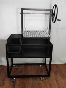 Brasero con Recubrimiento en Polvo, Parrilla para Barbacoa de Carbón Vegetal, Parrilla para Asados, Estufa de Camping para Exteriores - Product Image 2