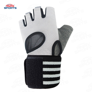 Anax Sports Custom Heavy Powerlifting Neoprene Padded Wrist Wraps Support Non-Slip Unisex <b>Weight</b> Lifting <b>Gloves</b> - Product Image 1