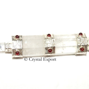 Baguettes de guérison en Quartz en cristal, 100 pièces, accessoire de guérison avec grenat - Product Image 1