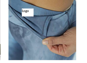 Women's Cross Waist Yoga Leggings With Inner Pocket Sports Gym Workout Running Pants Cross Waist Yoga Leggings - Product Image 6