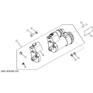 JD Tractor parte agricultura maquinaria carcasa RE553507 componente duradero para granjas adecuado para tractores de condición nueva y usada - Product Image 6