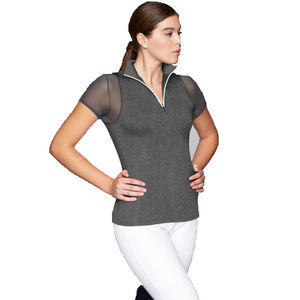 Camisas ecuestres con estilo para mujer, tops de manga larga para eventos de equitación funcionales, prendas de secado rápido, capas base y tops de espectáculo - Product Image 5