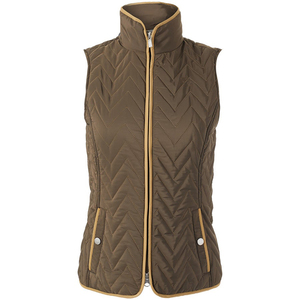 Chaleco de Equitación Acolchado Ligero sin Mangas con Cremallera y Malla Elástica, Diseño de Patrón, Ideal para Entrenamiento - Product Image 2