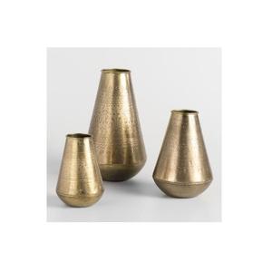 Jarrón de metal hecho a mano elegante color negro antiguo diseño de diamante moderno niquelado floreros decorativos - Product Image 3