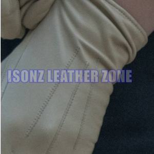 Gants de mode pour femmes, style uni, pour l'extérieur, toutes saisons, couleur beige crème, en peau d'agneau/de cerf, doux, pour la vie quotidienne - Vente chaude - Product Image 3