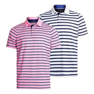 Qualité d'exportation 100% Coton Piqué Tissu Nouvelle Mode Hommes Polo T-Shirts À Manches Courtes Solide Motif Rayé T-shirts Surdimensionnés - Product Image 4