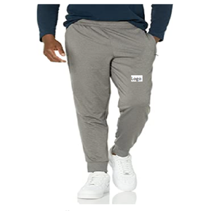 Men's High Quality Custom Logo Streetwear Performance <b>Stretch</b> Knit Jogger Pant-93% Polyester, 7% Elastane-Imported&<b>Machine</b> Wash - Product Image 1