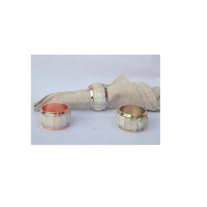 Anillos de Servilleta Metálicos en Forma de Corazón Razvi International, Ecológicos, de Lujo, Simples y Premium, de 4.5 cm de Ancho, para Bodas y Celebraciones - Product Image 6