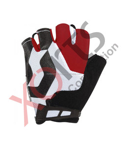 Guantes de impacto de cuero transpirables de medio dedo corto para deportes al aire libre para motociclismo y ciclismo - Product Image 2