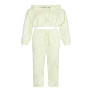 Chándal de invierno personalizado para mujer 2021, venta al por mayor, conjuntos deportivos sencillos para correr con logotipo para adultos - Product Image 6